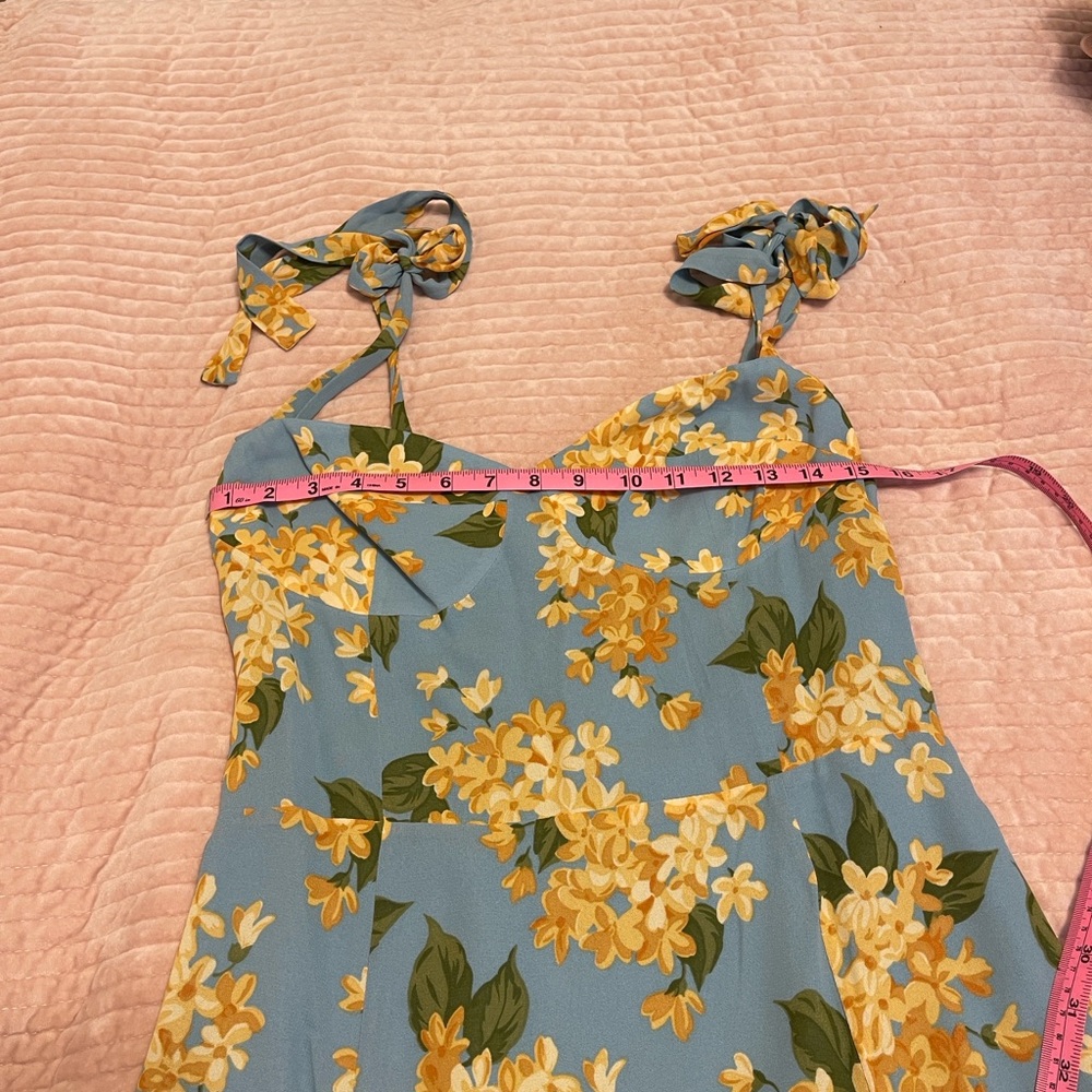 Reformation Niara Carmela Floral Print Dress NWOT - Picture 4 of 6